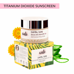 Auli First Absorbing Mattifying Sunscreen 30++ - Damn, Sun, Organic  Harmful Chemical Free 60GM