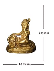 Brass Laddu Gopal Murti (5")