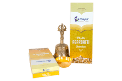 Mayur Puja Agarbatti (Sandalwood, 4pc Pack)