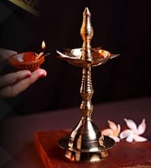 Brass Panch Deepak (Set of 2)