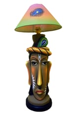 Terracotta Krishna Lamp Shade