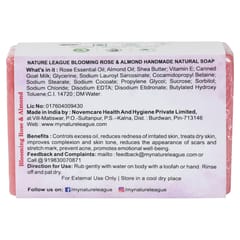 Neem & Vetiver And Blooming Rose & Almond, Natural Handmade Goatmilk Soap 100 gms each (Pack of 2)