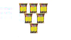 6 Colours Holi Gulal (Non Toxic)(100 gms each) and 50 pcs Holi Baloons