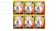 6 Colour Holi Gulal Zip Pouch (Non Toxic) (100 gms) and 50 pcs Holi Baloons
