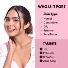 Auli Take A Chill Cooling Refreshing Rejuvenating Oil and Sweat Control Tan Removing Pore Cleansing Mild Soap Free Face Wash for All Skin Types - 100ml