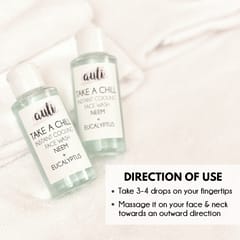 Auli Take A Chill Cooling Refreshing Rejuvenating Oil and Sweat Control Tan Removing Pore Cleansing Mild Soap Free Face Wash for All Skin Types - 100ml