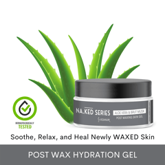 Post Wax Gel with Musk for After Waxing Hydration | Men Essentials Combo Pack - 50 Gm Each