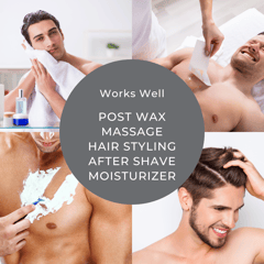 Post Wax Gel with Musk for After Waxing Hydration | Men Essentials Combo Pack - 50 Gm Each