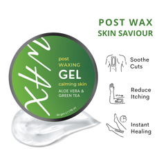Post Wax Gel with Green Tea for After Waxing Hydration | Men & Women Combo Pack - 50 Gm Each