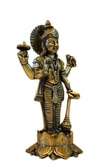 Brass Vishnu Idol (7.5 inch)