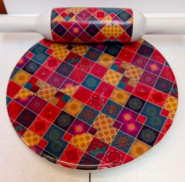 Designer Marble Chakla Belan - 2