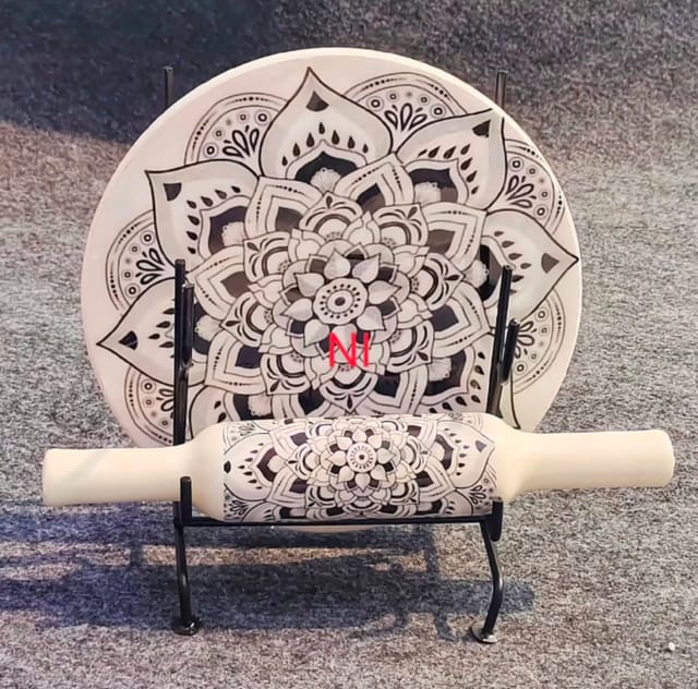 Designer Marble Chakla Belan - 6