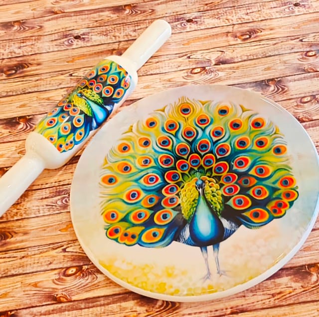 Designer Marble Chakla Belan - 7