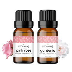 Rose and Gardenia Essential Oil Combo Pack - 15 ML Each